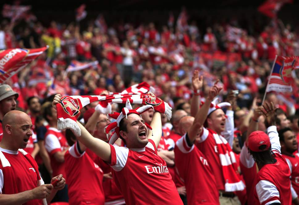 Arsenal Fan At Stadium