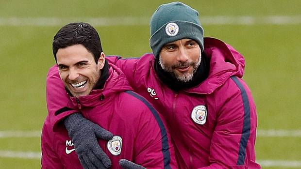 Image result for mikel arteta pep