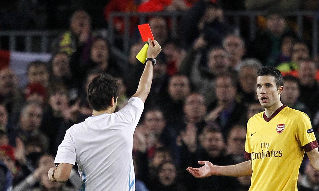 Arsenal news: Robin van Persie on red card vs Barcelona