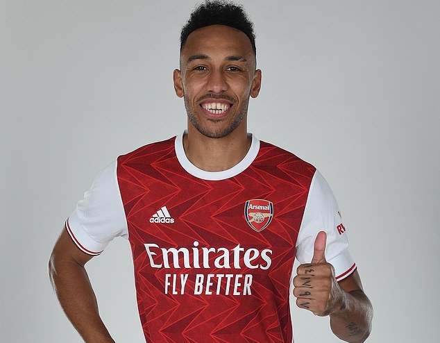 arsenal shirt aubameyang