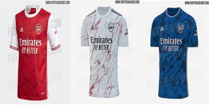 Arsenal new uniform store 2020