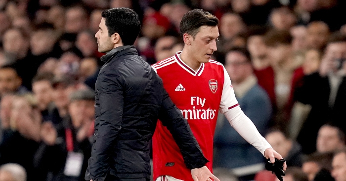 Arteta includes Ozil as one of his best midfield partners while playing ...