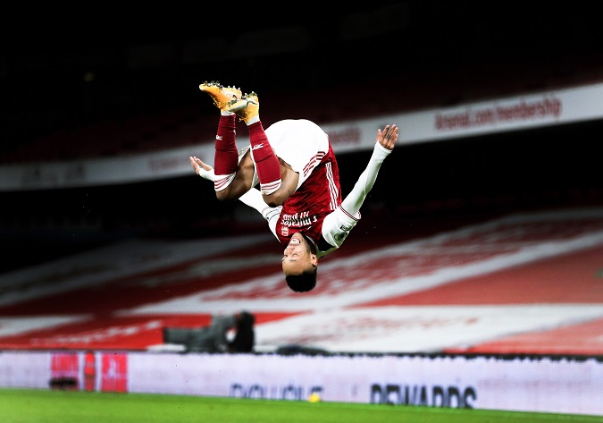 Video: Arteta laughs as he admits Aubameyang had to be subbed - Just Arsenal News