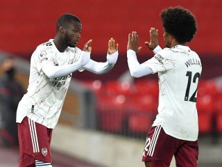 Video: Pepe caps off fine performance with Arsenal’s third