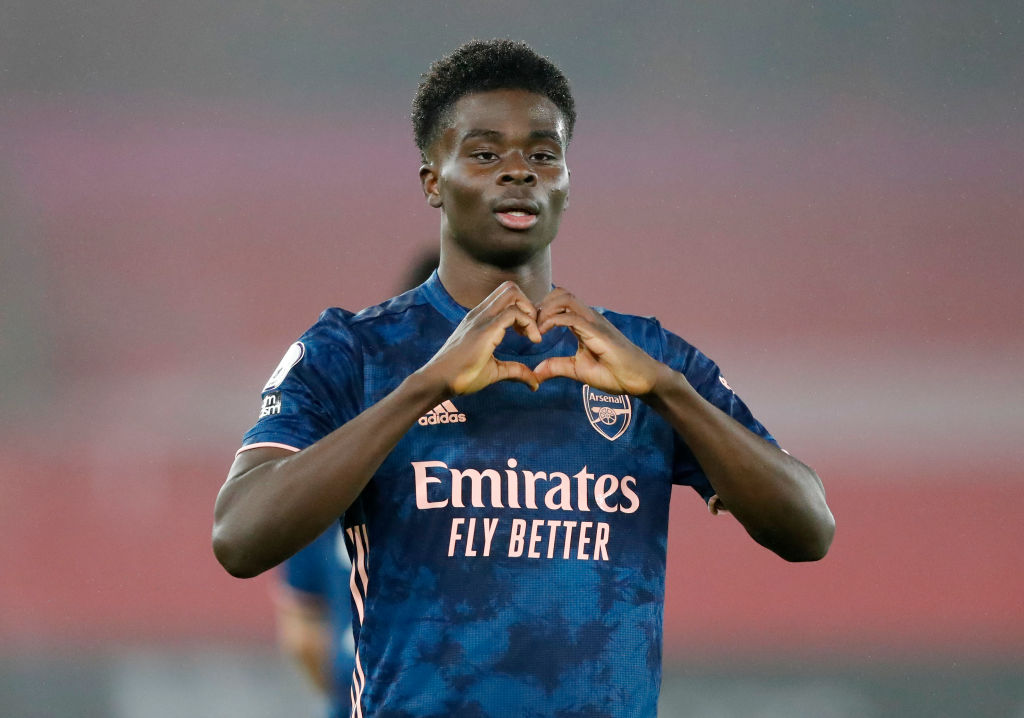 Bukayo Saka, Players, Men