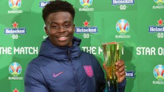 Former Man City star dashes allegiances to name Arsenal’s Saka for England start