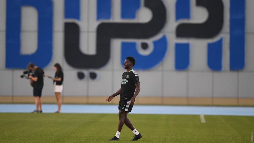 Bukayo Saka Arsenal Dubai