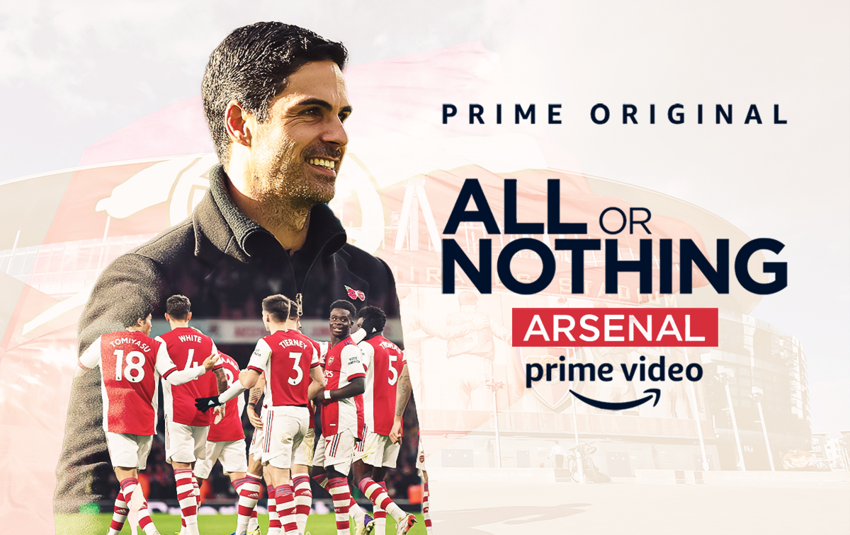Video Edu & co interviewed at Arsenal's All or Nothing global premiere