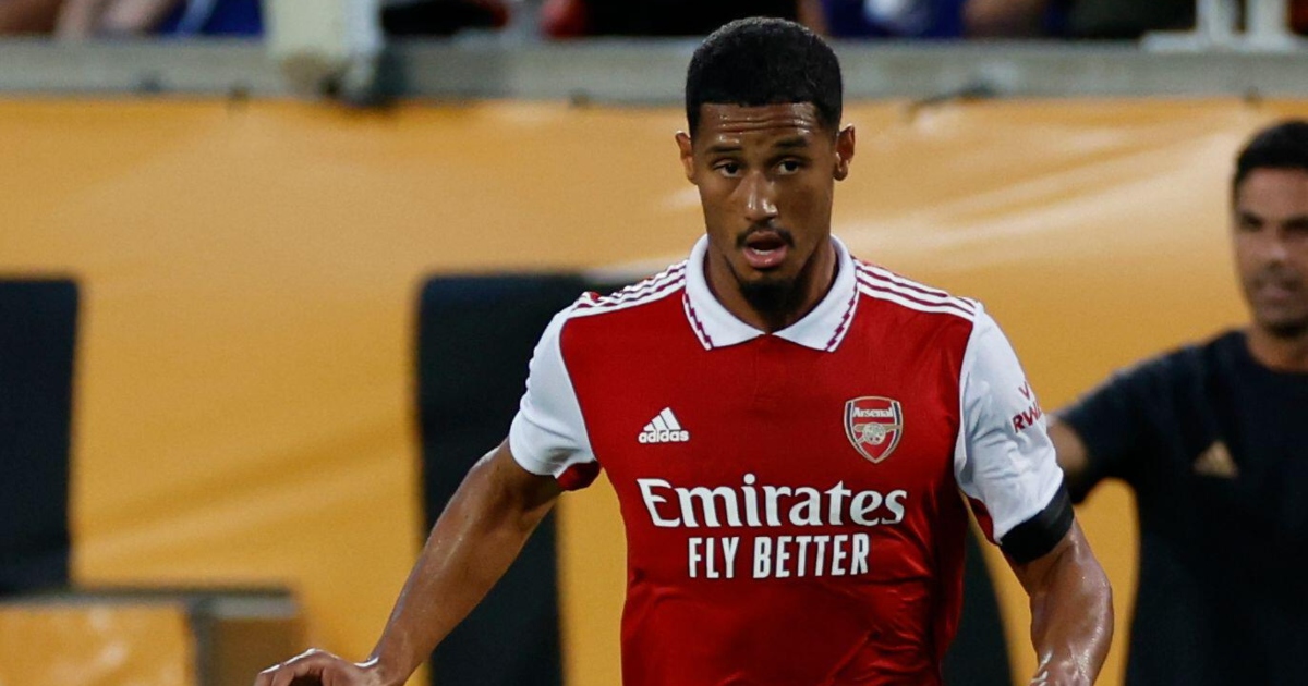 Arsenal defender William Saliba 'really happy' to be back after injury