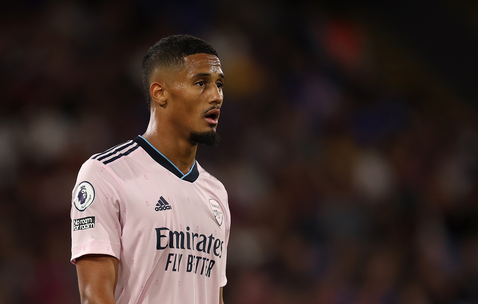 Arsenal defender William Saliba 'really happy' to be back after injury