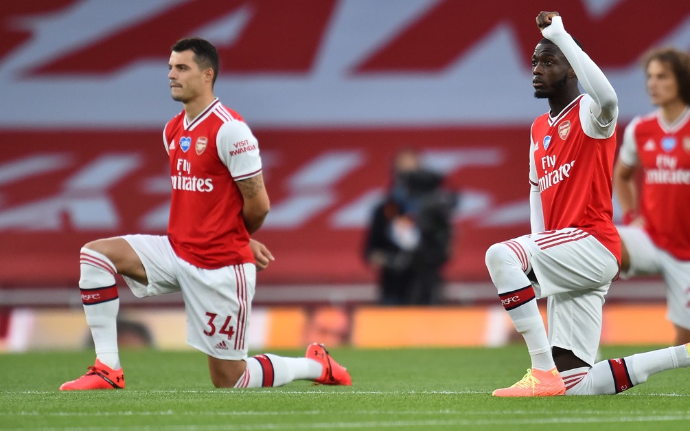 Arsenal will take the knee less often this season after players agreement