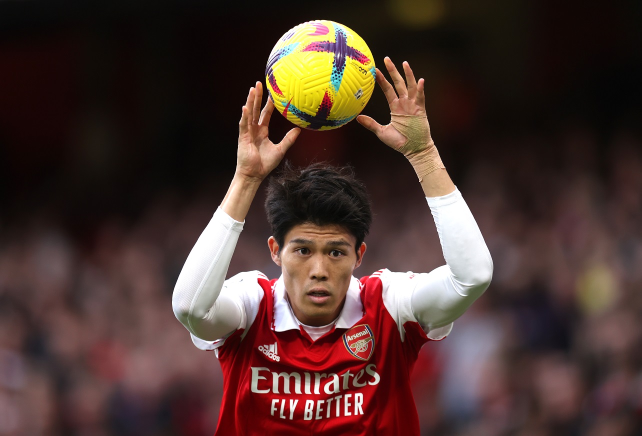 Arsenal beat Crystal Palace despite Takehiro Tomiyasu red card