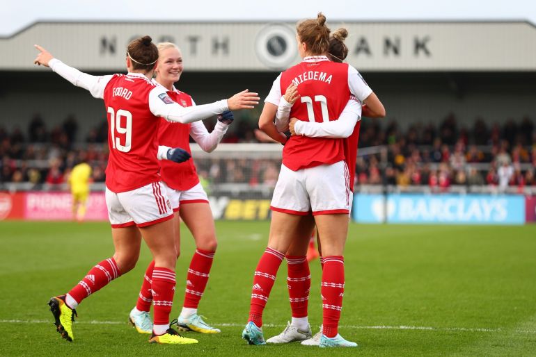 Arsenal Women boss Eidevall wants centurion Miedema to stay at club