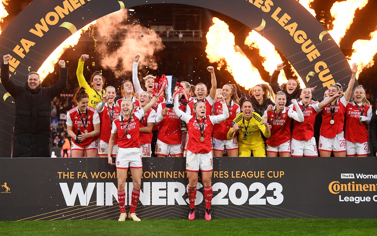 Arsenal beat Chelsea in FA Women's League Cup final - Futbol on