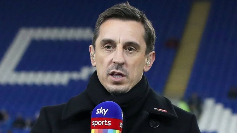 Gary Neville compares Arsenal and Man City options in same spot