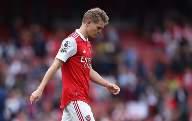 Should Arsenal fans be worried about Odegaard’s recent drop in form ...