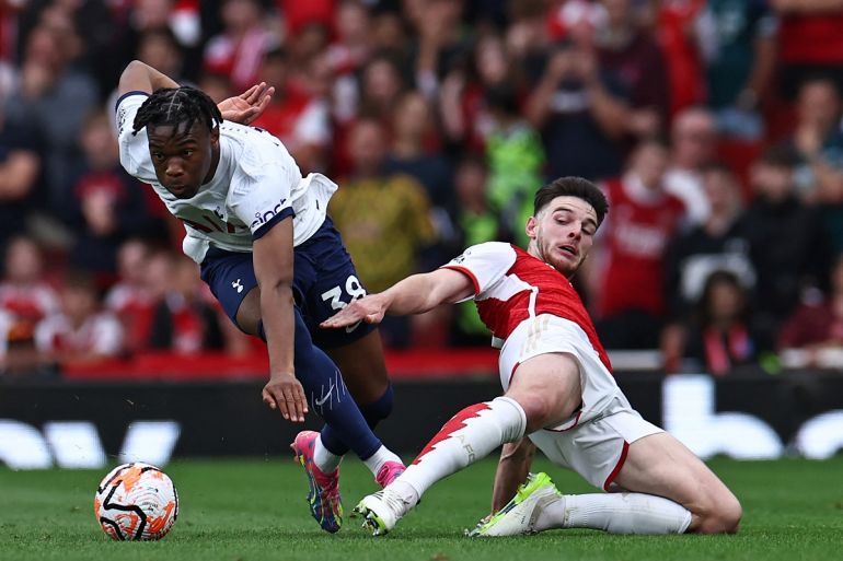 More Arsenal stars could join Declan Rice in missing the Tottenham game ...