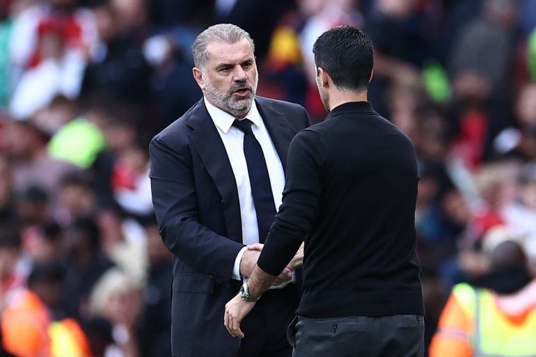 Postecoglou admits Arsenal controlled the entire North London derby