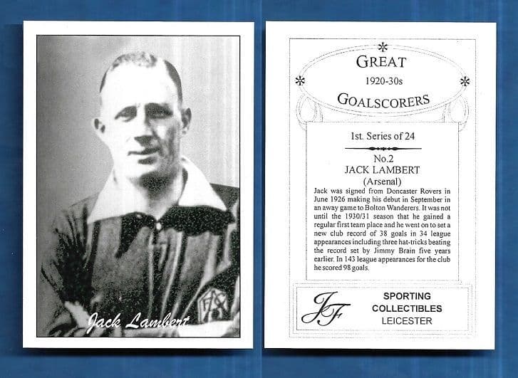 History: How Jack Lambert fired Arsenal to their first ever league title in 1931