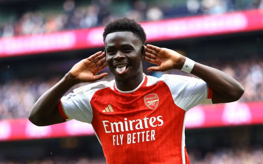 Bukayo Saka Sets New Record In Win Against Leicester City - Just ...