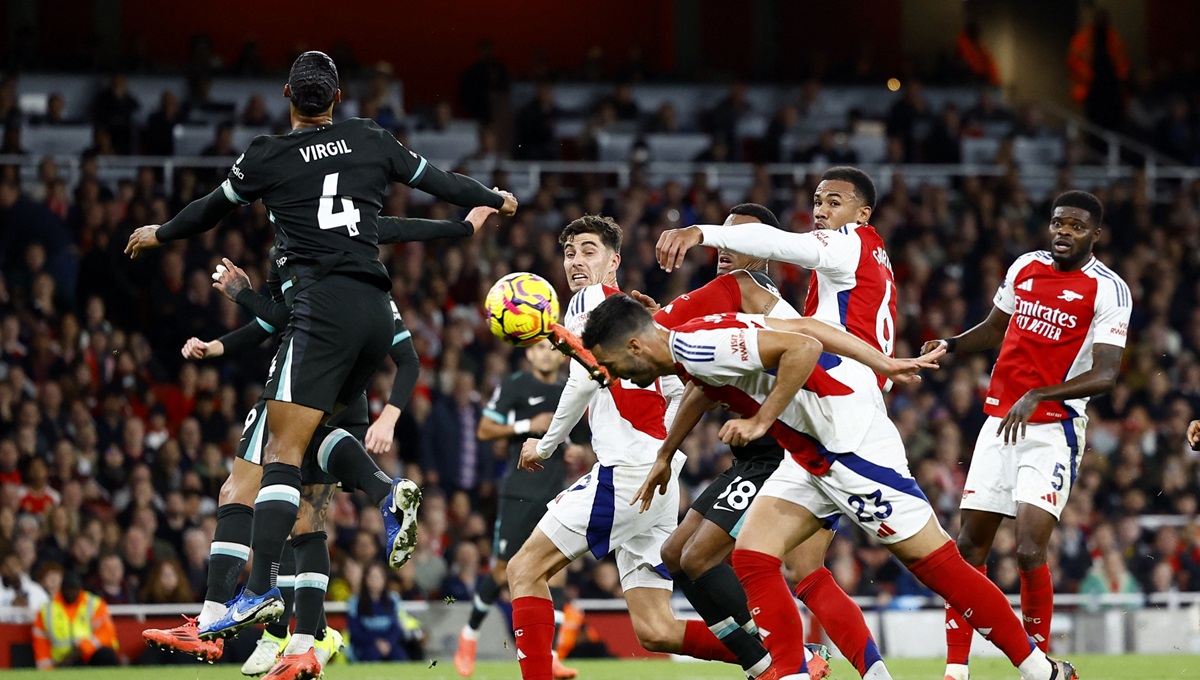 Merino scoring against Liverpool