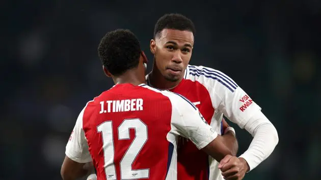Gabriel and Timber v Sporting