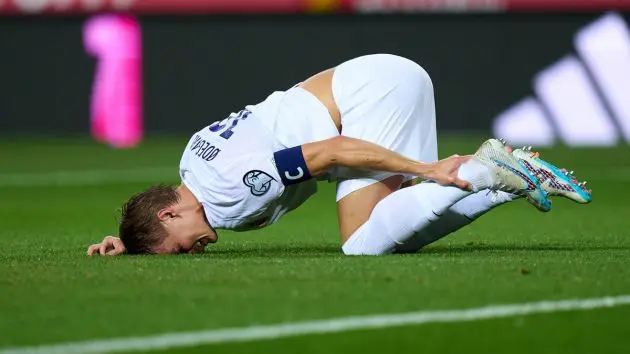 Odegaard injured for Norway