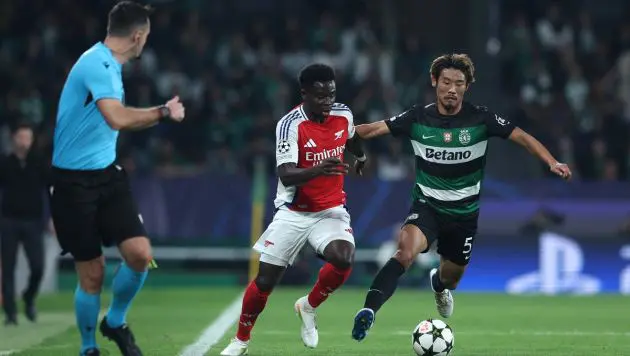 Saka v Sporting Club