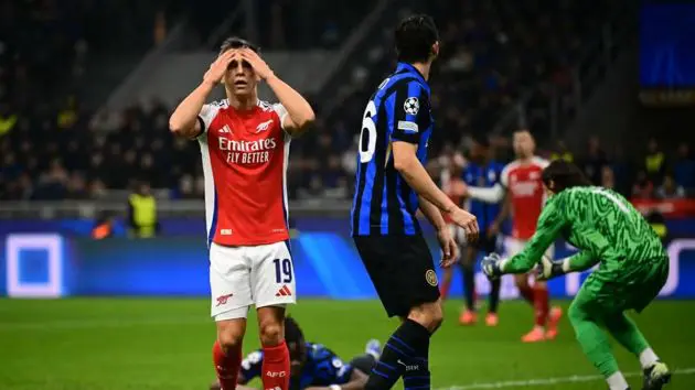 Trossard v Inter Milan