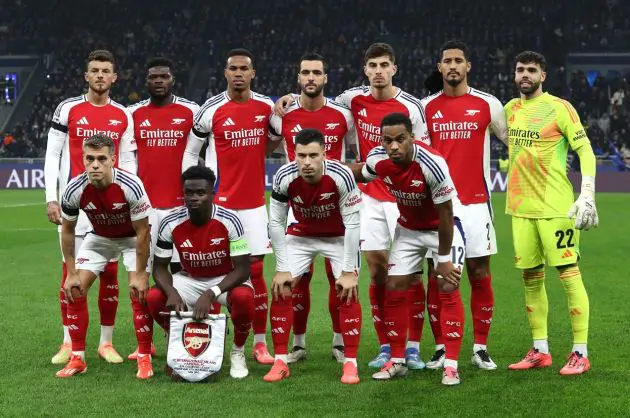 Confirmed Arsenal team