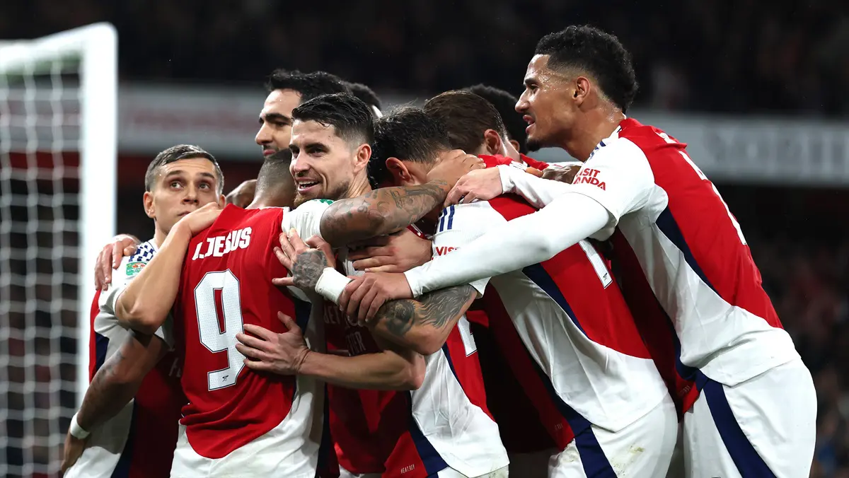 Gabriel Jesus hat-trick inspires Arsenal’s progress into the Carabao Cup semi-final