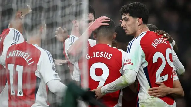 Kai Havertz of Arsenal celebrates