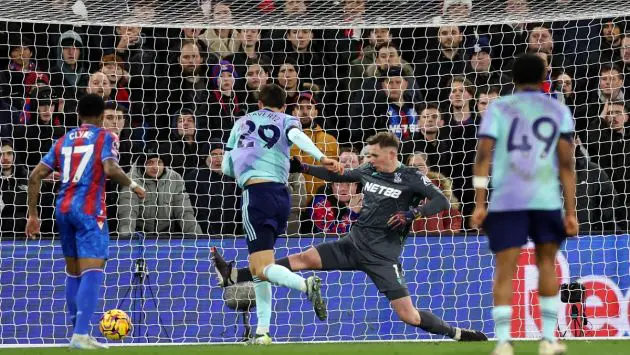 Havertz scoring against Palace