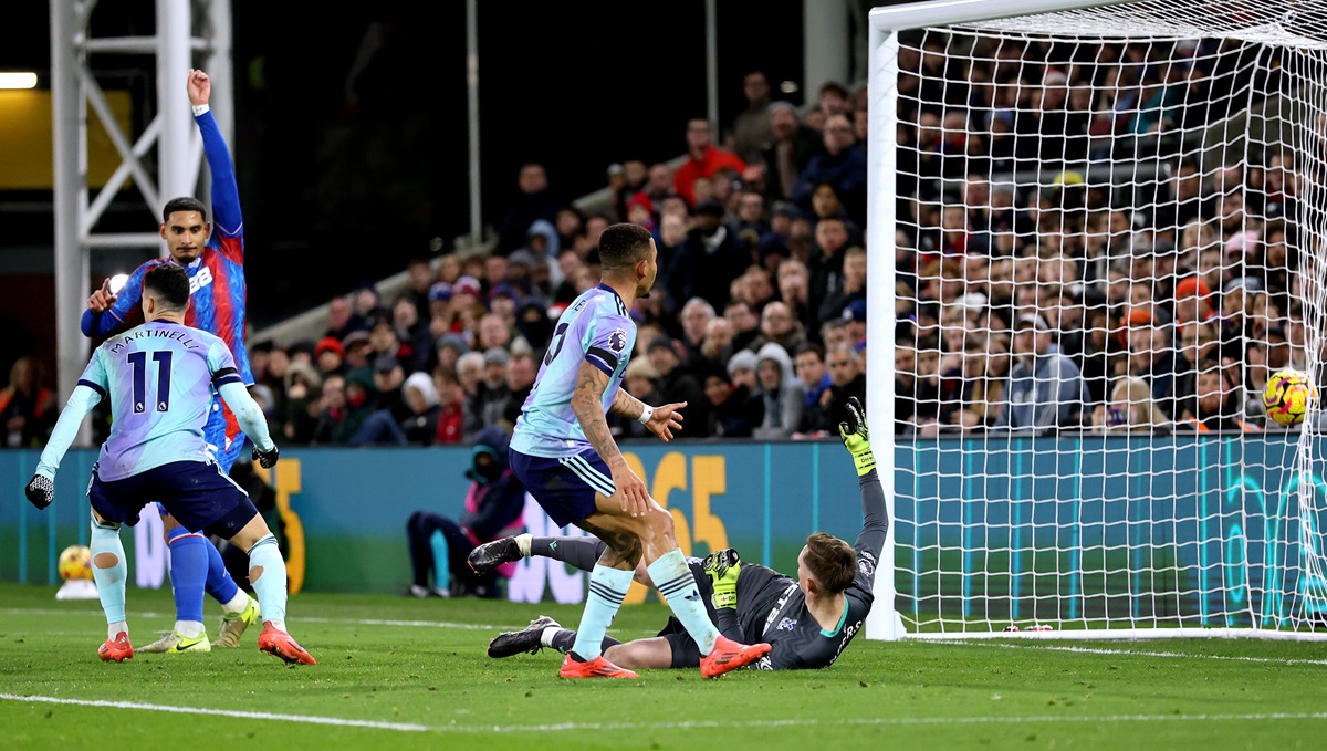 Martinelli scoring v Palace