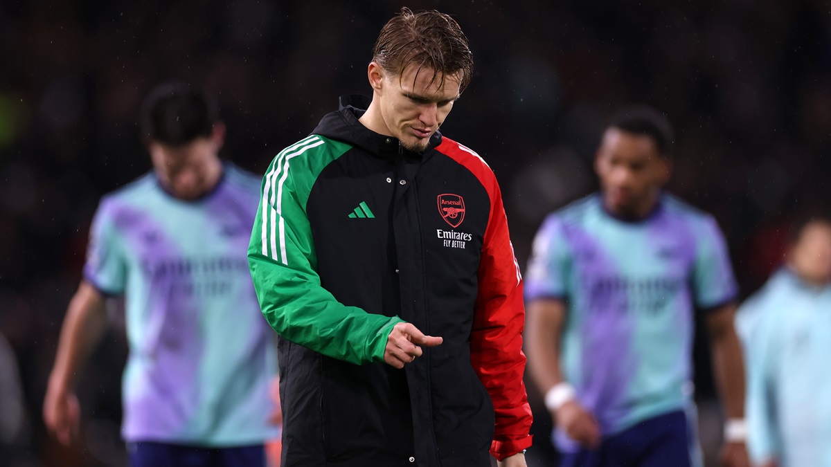 Arsenal Captain Odegaard Maintains Focus Despite Title Race Pressure After Fulham Setback