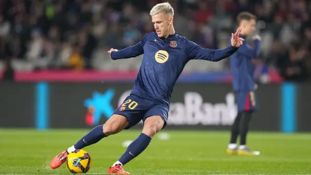 Dani Olmo of Barcelona
