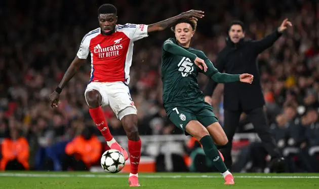 Thomas Partey v Monaco