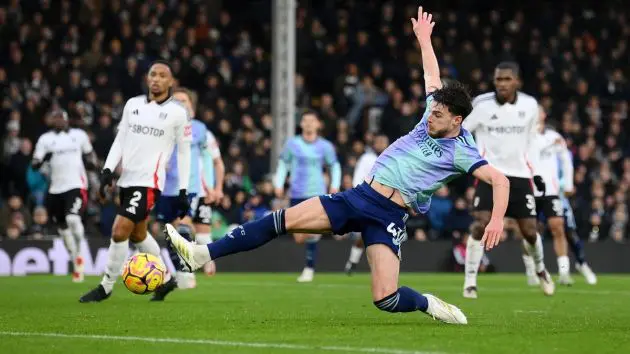 Rice against Fulham