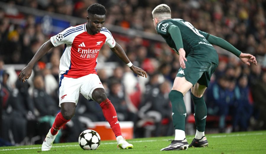 Bukayo Saka shines as Arsenal secure a 3-0 win against Monaco