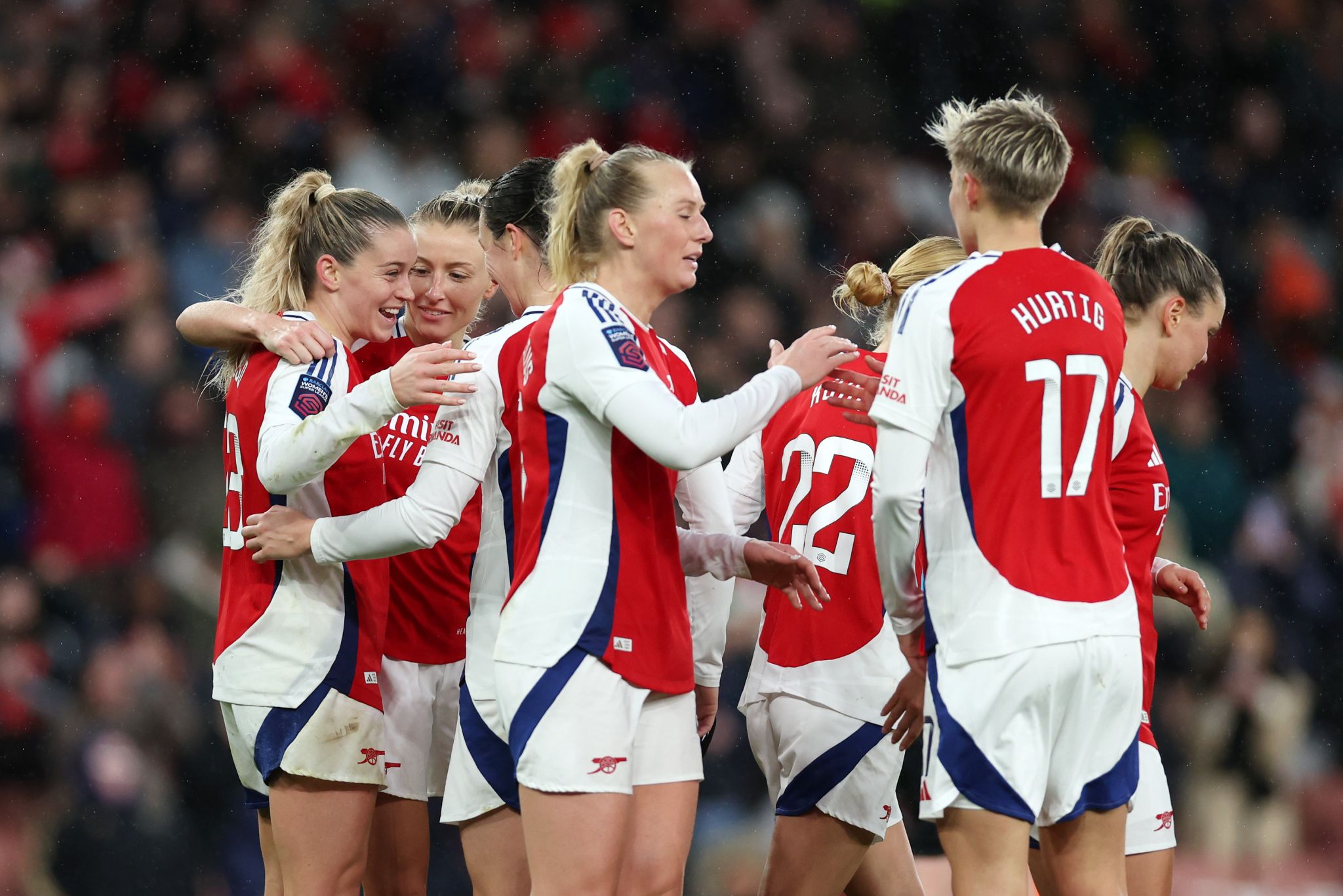 Arsenal destroy Aston Villa Women to move into third in the WSL table – Russo stars