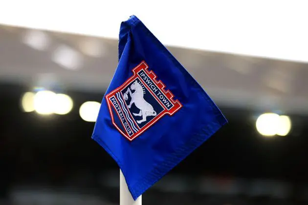 A detail view of a corner flag during the Premier League match between Ipswich Town FC and AFC Bournemouth