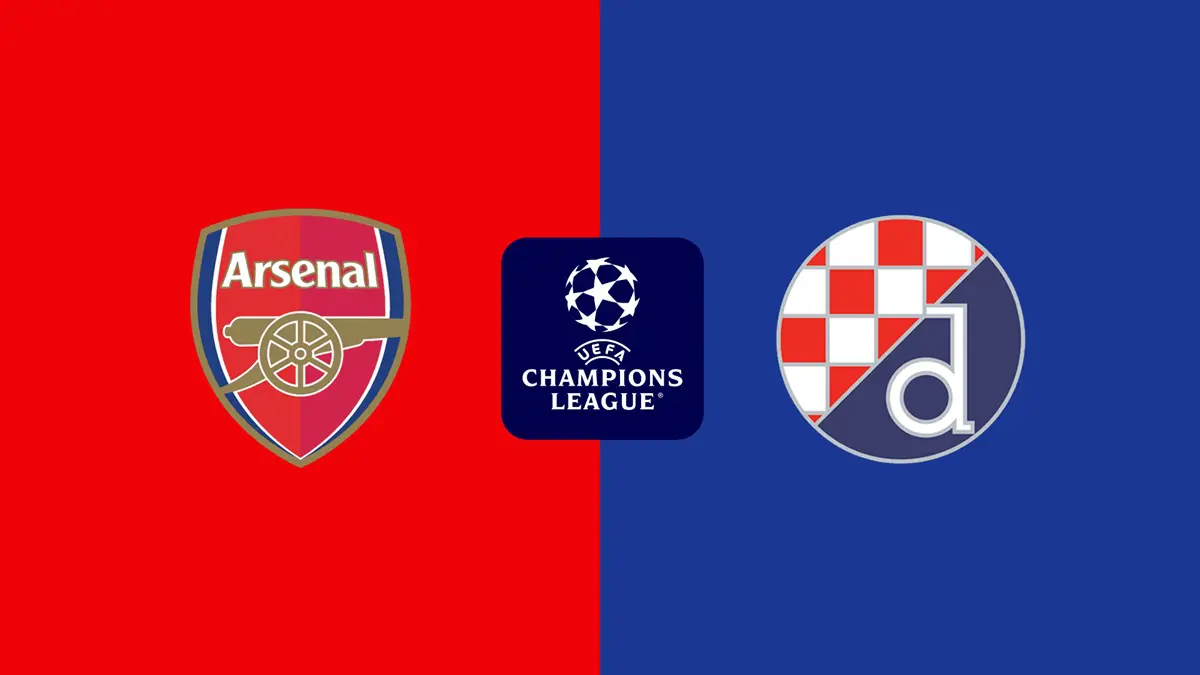 Confirmed Arsenal team to face Dinamo Zagreb