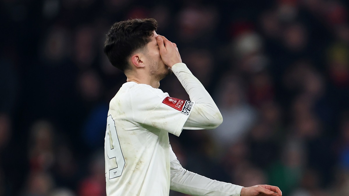 “He failed today” Pundit blasts Kai Havertz for poor penalty against Man Utd