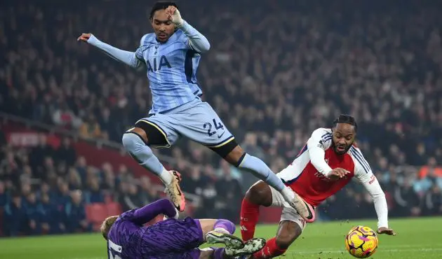 Raheem Sterling against Tottenham