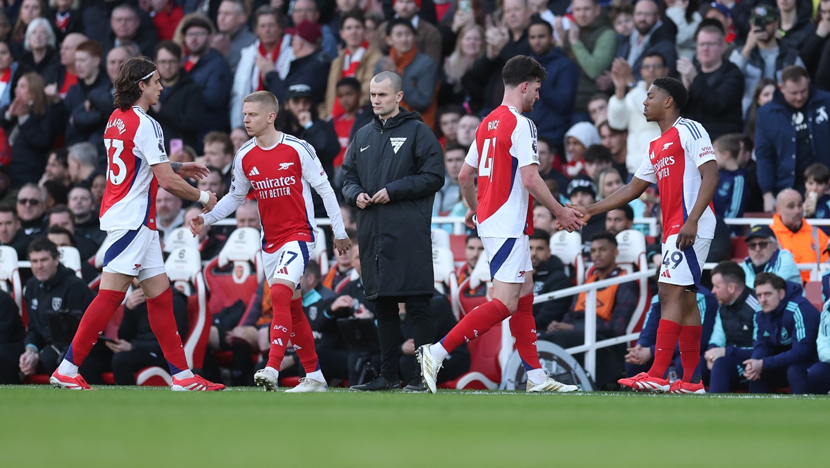 Arsenal subs v West Ham