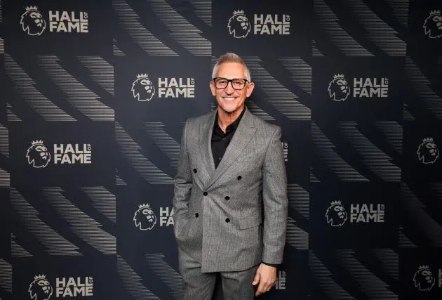 Gary Lineker poses for a photo