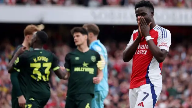 Saka v Brentford