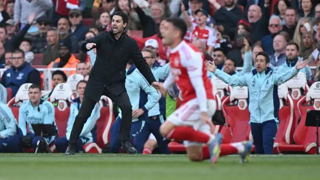 Mikel Arteta v Newcastle