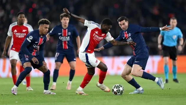 Partey v PSG