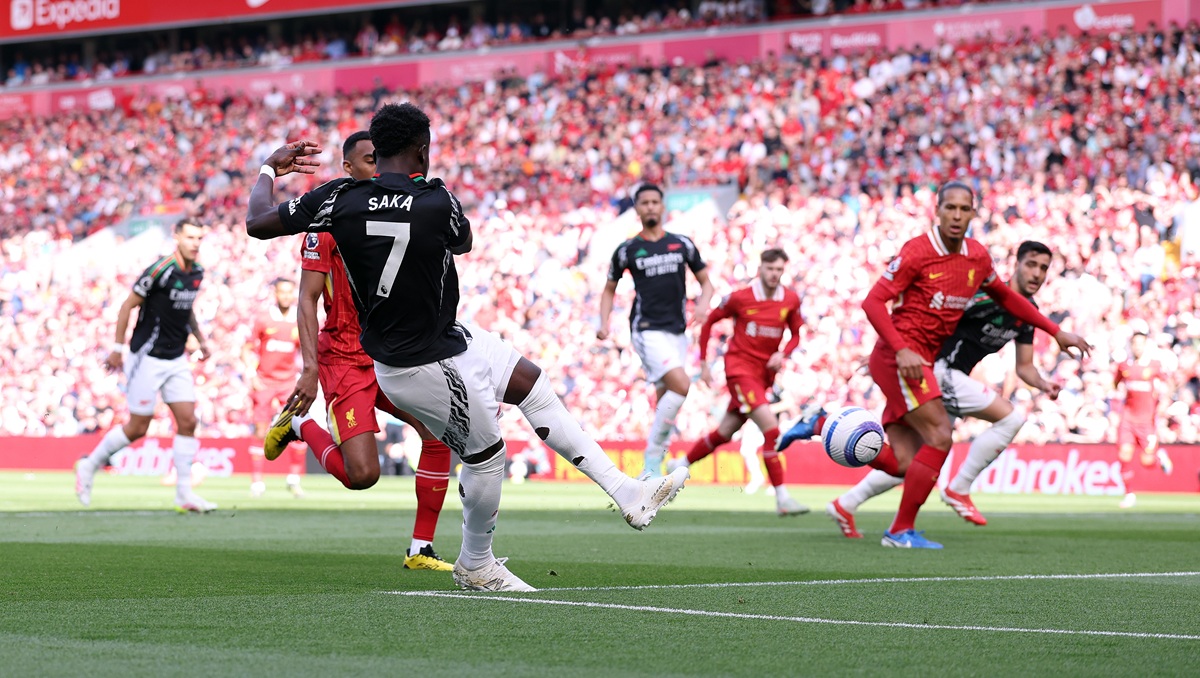 Saka v Liverpool